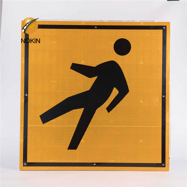 Traffic Control Aluminum Portable Slow Stop Paddle Sign